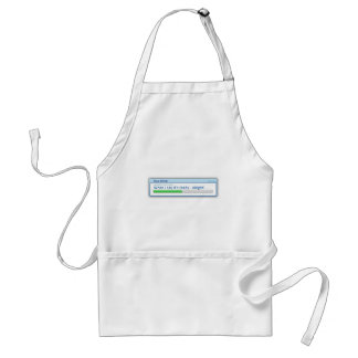 Computer based cooking standard apron