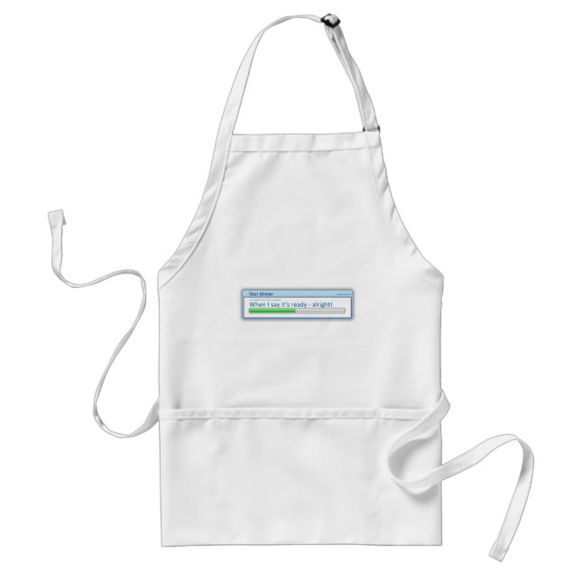 Computer based cooking standard apron (Front)