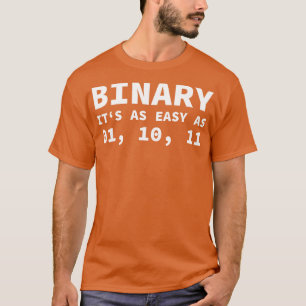 Computer Binary Code Joke For Developer Geeks  Adm T-Shirt
