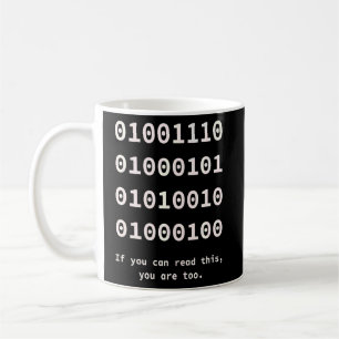 Computer Binary Code Nerd Programmers And Develope Coffee Mug