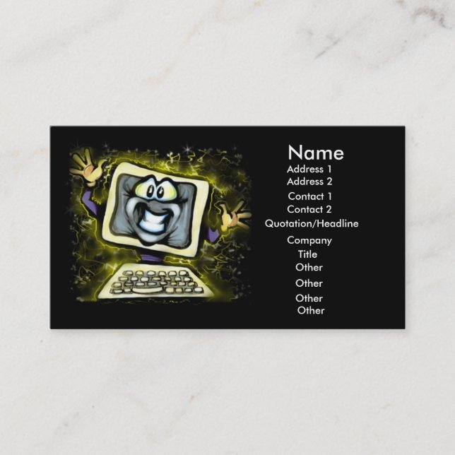 Computer Business Card (Front)