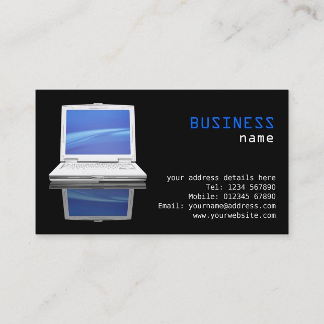 Computer Business Card (Front)