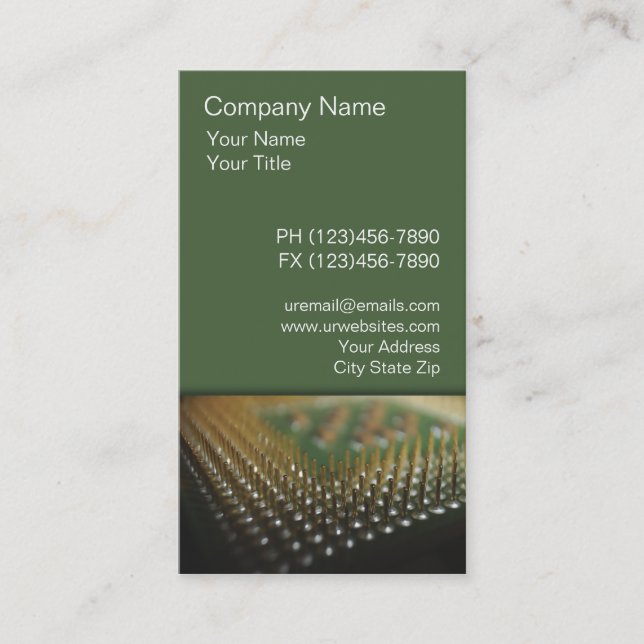 Computer Business Cards (Front)