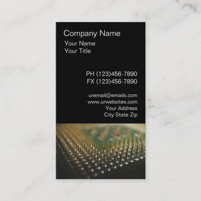 Computer Business Cards (Front)