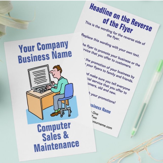 Computer Business Promotional Flyer (Creator Uploaded)