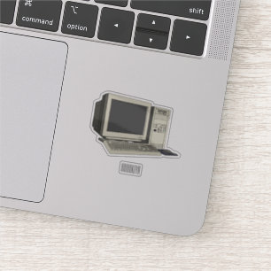 Computer cartoon illustration
