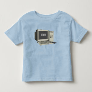 Computer cartoon illustration toddler T-Shirt