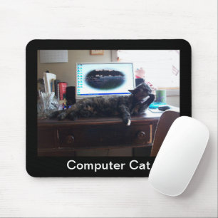 Computer Cat Mouse Pad