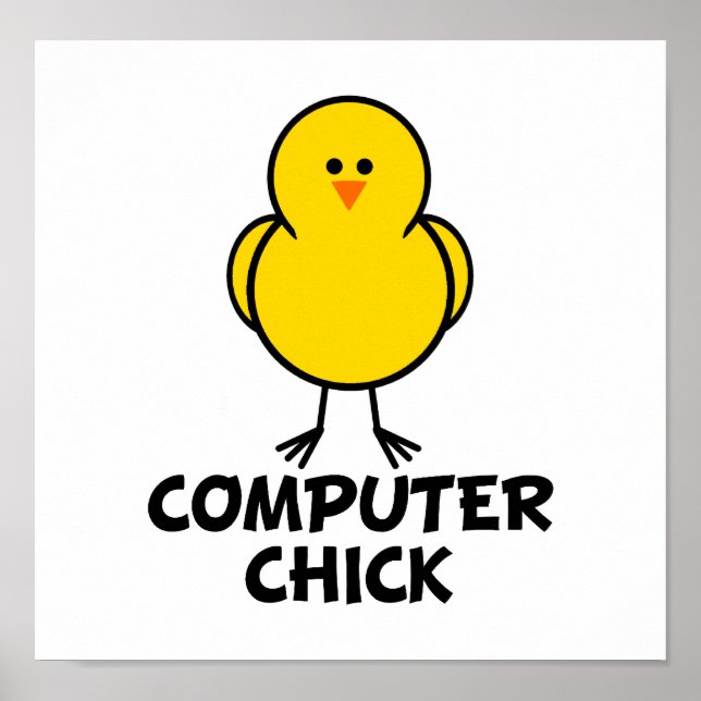 Computer Chick Poster (Front)