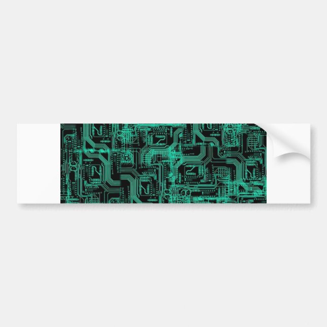 computer chip ecig skin/matrix bumper sticker (Front)