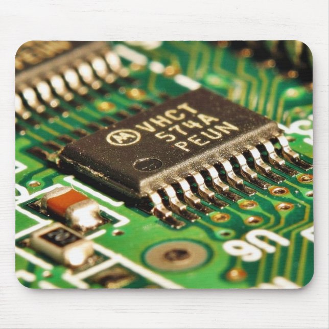 Computer Chips Circuits Boards Mouse Mat (Front)