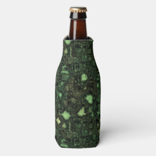 Computer circuit background bottle cooler