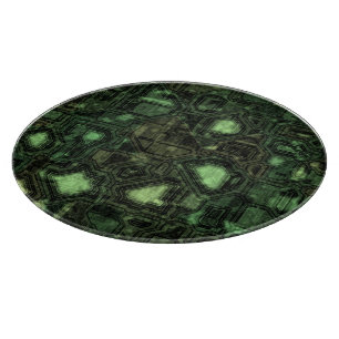 Computer circuit background cutting board