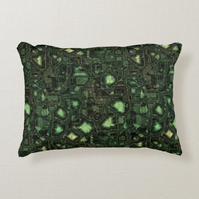 Computer circuit background decorative cushion (Front)