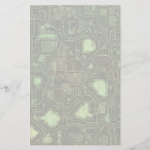 Computer circuit background stationery