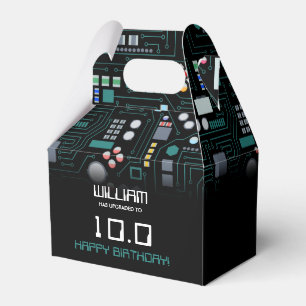 Computer Circuit Board Kids Robotic Birthday Party Favour Box