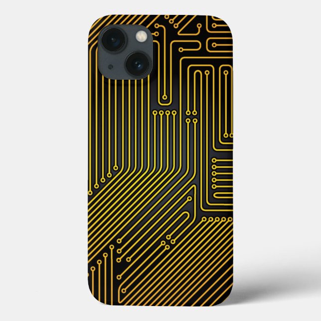 Computer circuit board pattern Case-Mate iPhone case (Back)