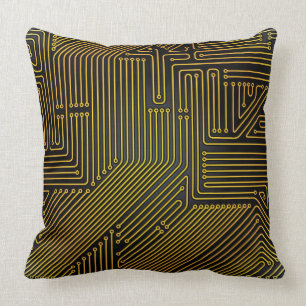 Computer circuit board pattern cushion