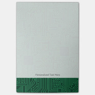 Computer circuit board post-it notes