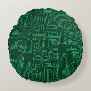 Computer circuit board round cushion