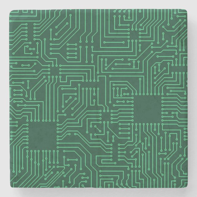 Computer circuit board stone coaster (Front)