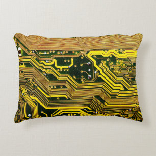 computer circuit boardtelecommunication,abstract,a decorative cushion