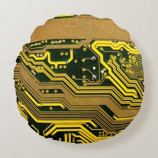 computer circuit boardtelecommunication,abstract,a round cushion (Front)