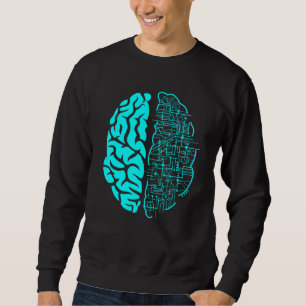 Computer Circuit Digital Brain For Science Nerds Sweatshirt
