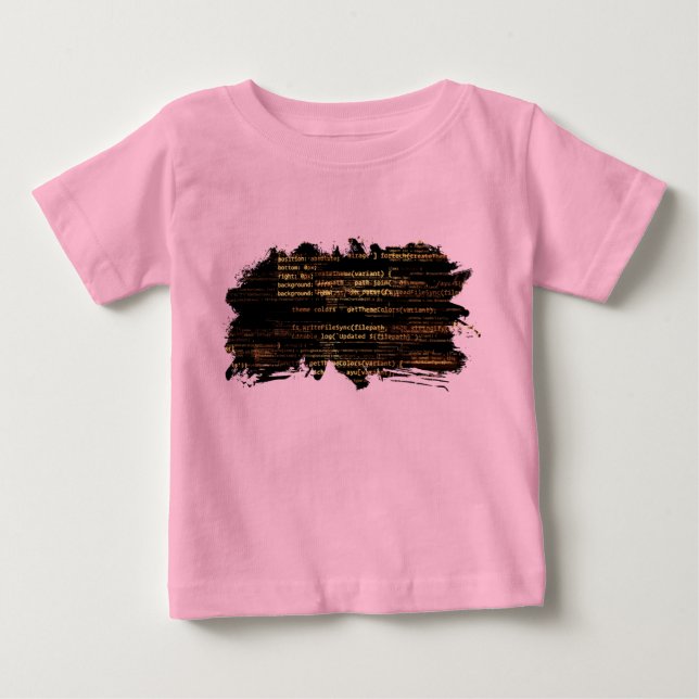 Computer code baby T-Shirt (Front)