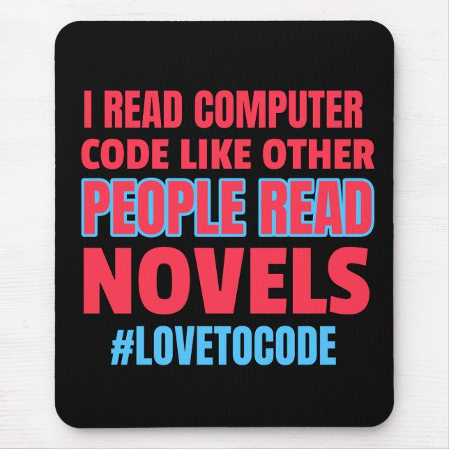 computer code reader  mouse mat (Front)