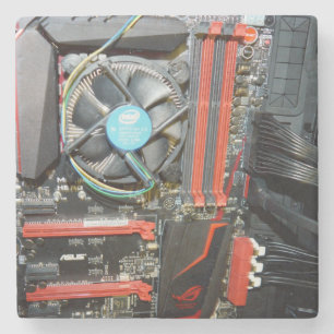 Computer Components Parts, Stone Coaster