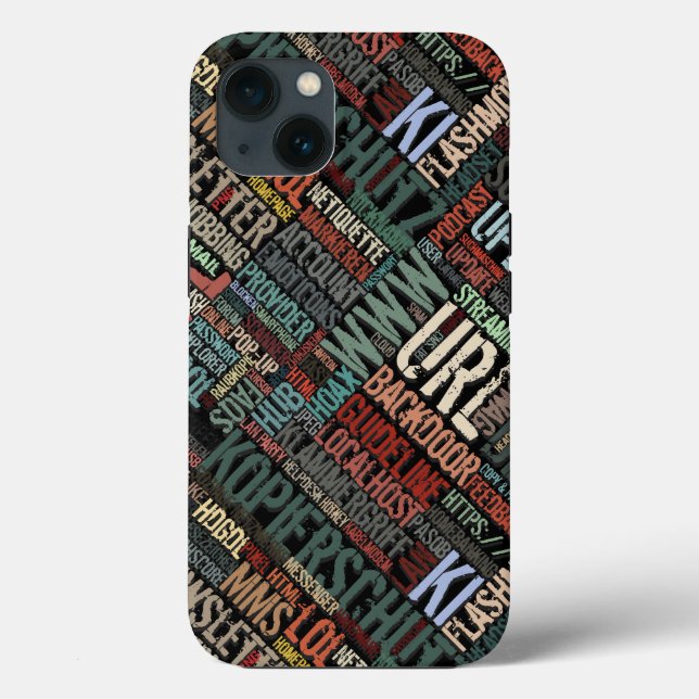 Computer Dictionary in Colours Case-Mate iPhone Case (Back)