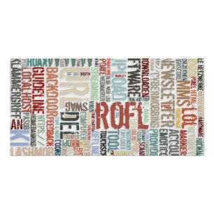 Computer Dictionary in Colours Poster