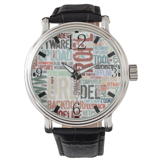 Computer Dictionary in Colours Watch (Front)