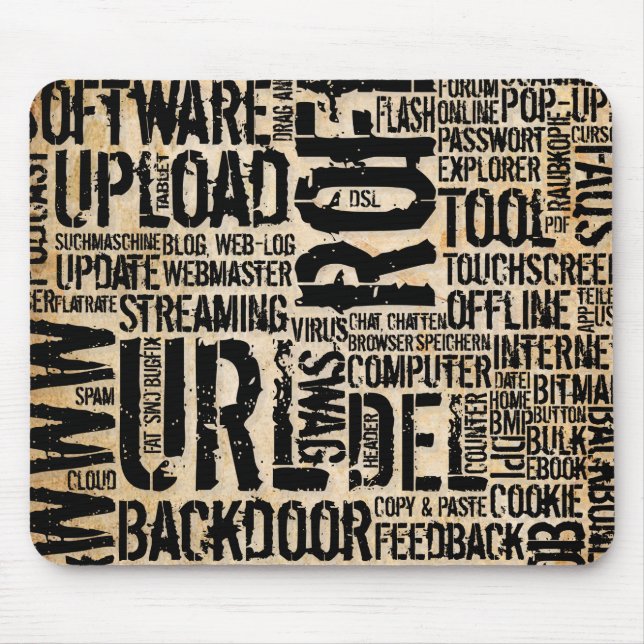 Computer Dictionary... Mouse Mat (Front)