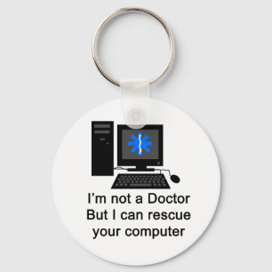 Computer Doctor Key Ring