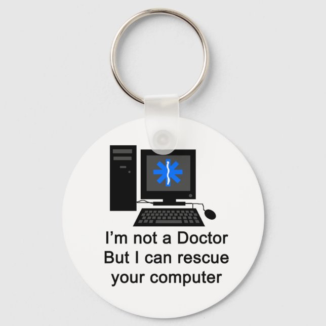 Computer Doctor Key Ring (Front)