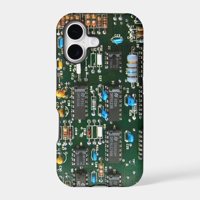 Computer Electronics Printed Circuit Board Image (Back)