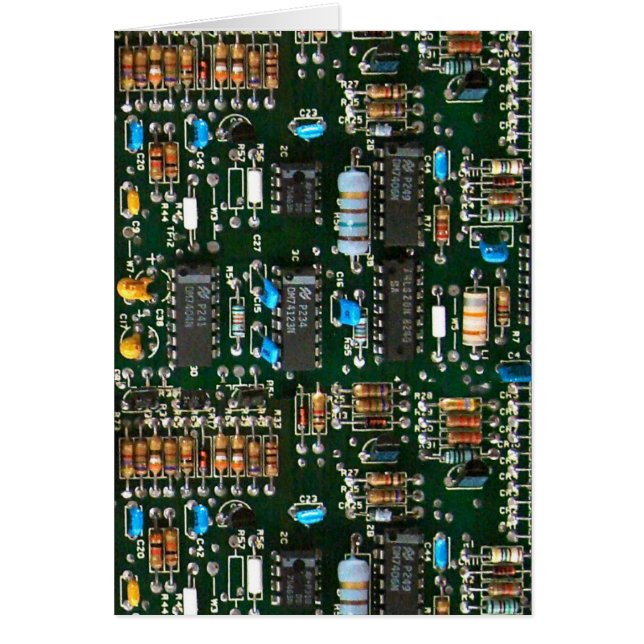 Computer Electronics Printed Circuit Board Image (Front)