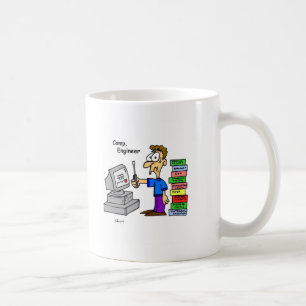 Computer Engineer Cartoon Coffee Mug