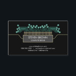 Computer engineer Science Circuit Board Code Business Card<br><div class="desc">Computer engineer Science Circuit Board Coding</div>