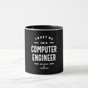 Computer Engineer Work Job Title Gift Mug