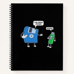 Computer Engineering Father & Son Floppy Disc Gift Notebook