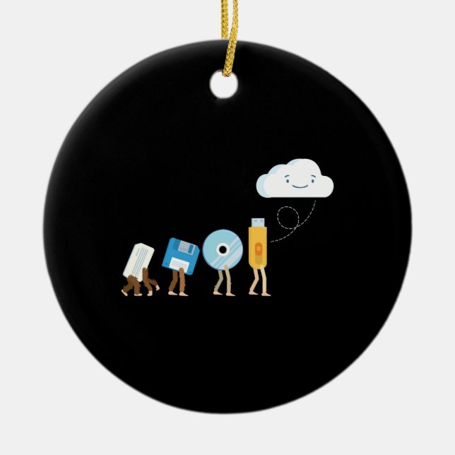 Computer Engineering Funny Geek Engineer Software Ceramic Tree Decoration (Front)