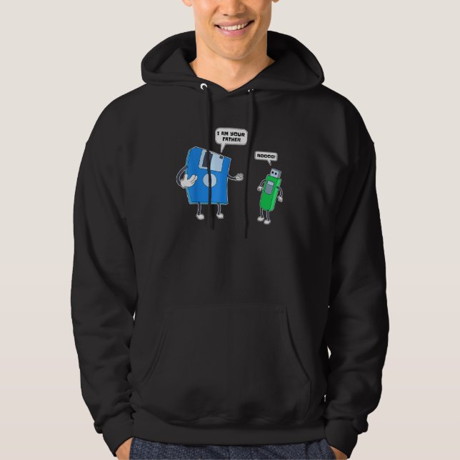 Computer Engineering I Father & Son Floppy Disc En Hoodie (Front)