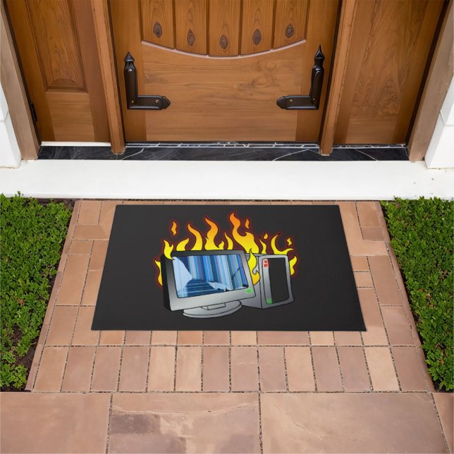 Computer Fire Door Mat (Outdoor)