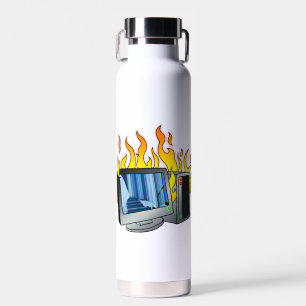 Computer Fire Thor Copper Vacuum Insulated Bottle