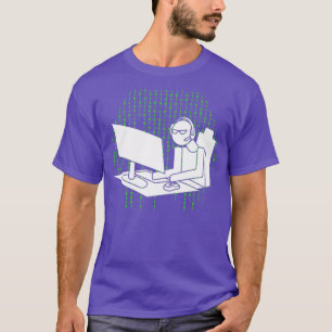 Computer Gamer Gift Men Women Kids WASD Keyboard T-Shirt