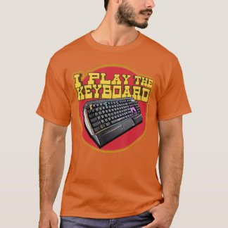 Computer Gaming Keyboard Funny Gamer Quote girl T-Shirt