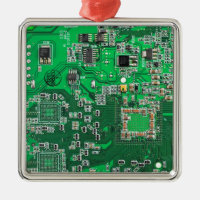 Computer Geek Circuit Board - Green